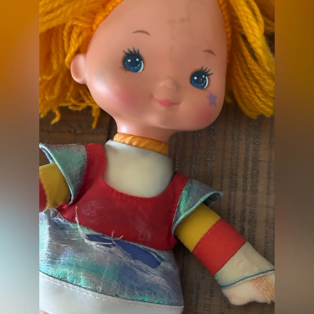 Hallmark 1983 Vintage Rainbow Brite & her loyal companion Puppy Brite - Picture 15 of 16